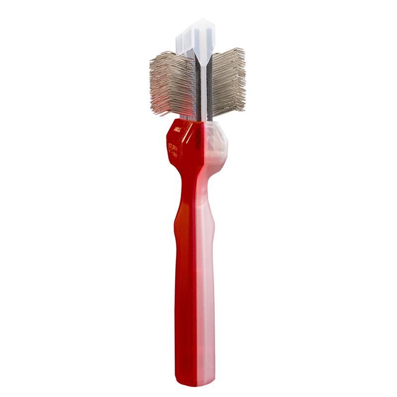 ActiVet DUO PRO četka UNDERCOATER crvena/srebrna