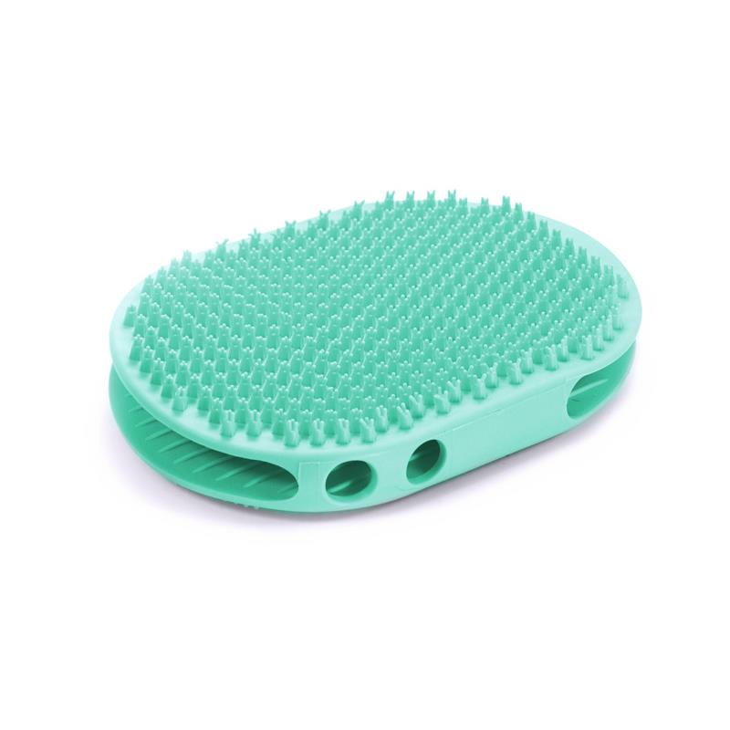 RF Hairmony obojestranska masažna ovalna krtača iz gume 12,7x19 cm