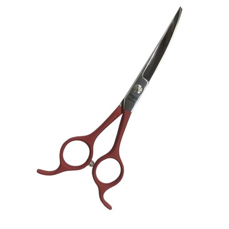 Henbor Superior Škarje Red Pet Line Professional 6,5 (16,5 cm) - ukrivljene