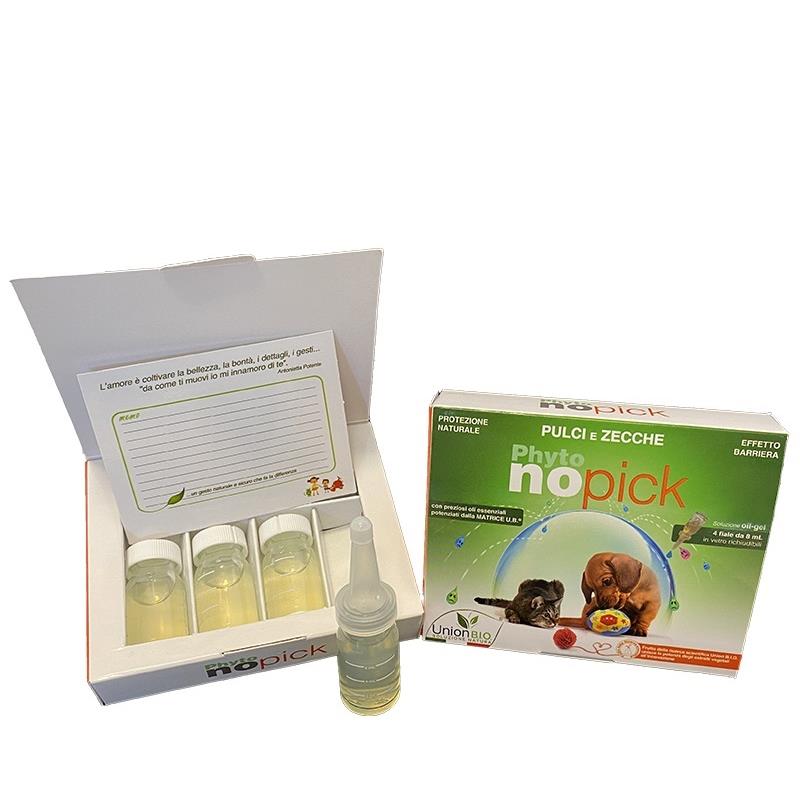 Union BIO Phyto NoPic Naravna zaščita pred bolhami in klopi 32 ml, 4 kosi ( 4x 8 ml )