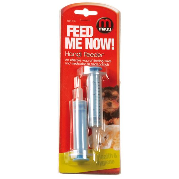 Ročni hranilnik za male živali  2x14 ml