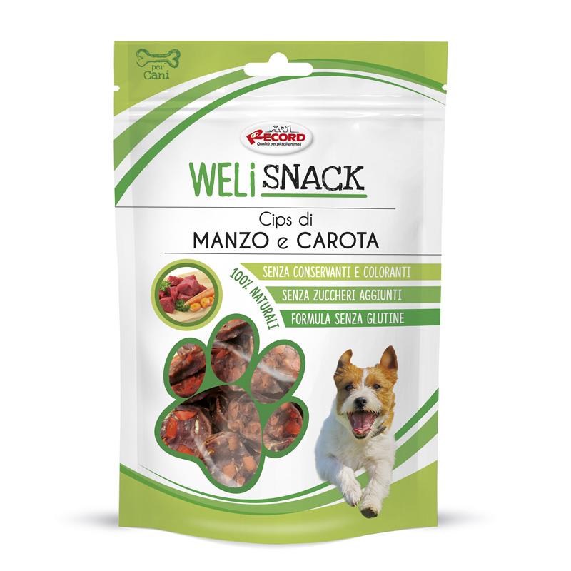 RF Weli Snack Goveji in Korenčkov čips za pse 75 g