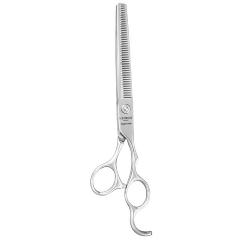 Henbor Superior Škarje Infinity Line Professional 7 (18 cm) - za redčenje, ravni gosti zobi