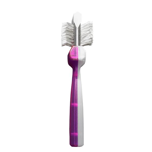 ActiVet DUO PRO krtača TUFFFINISHCOATER vijola/srebrna