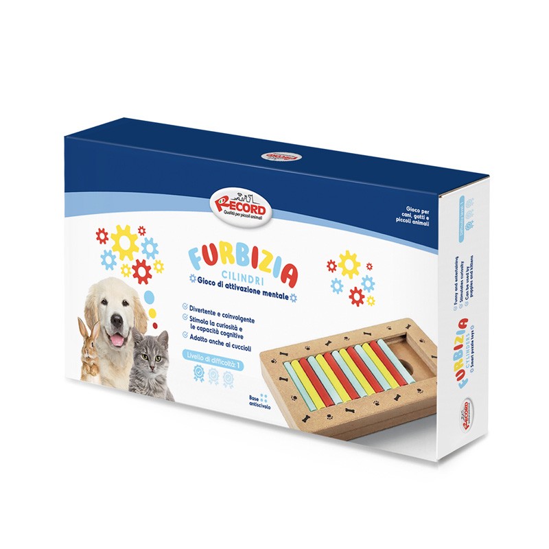 RF Furbizia Interaktivna miselna igrača za pse in mačke Cilindri Level 1