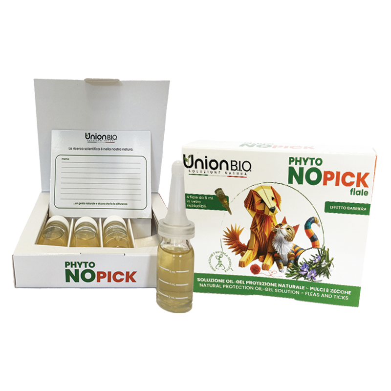 Union BIO Phyto NoPic Naravna zaščita pred bolhami in klopi 32 ml, 4 kosi ( 4x 8 ml )