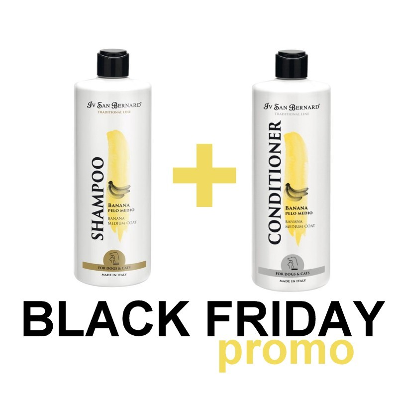 PROMO Paket Iv San Bernard Šampon 500 ml in Balzam 500 ml Banana