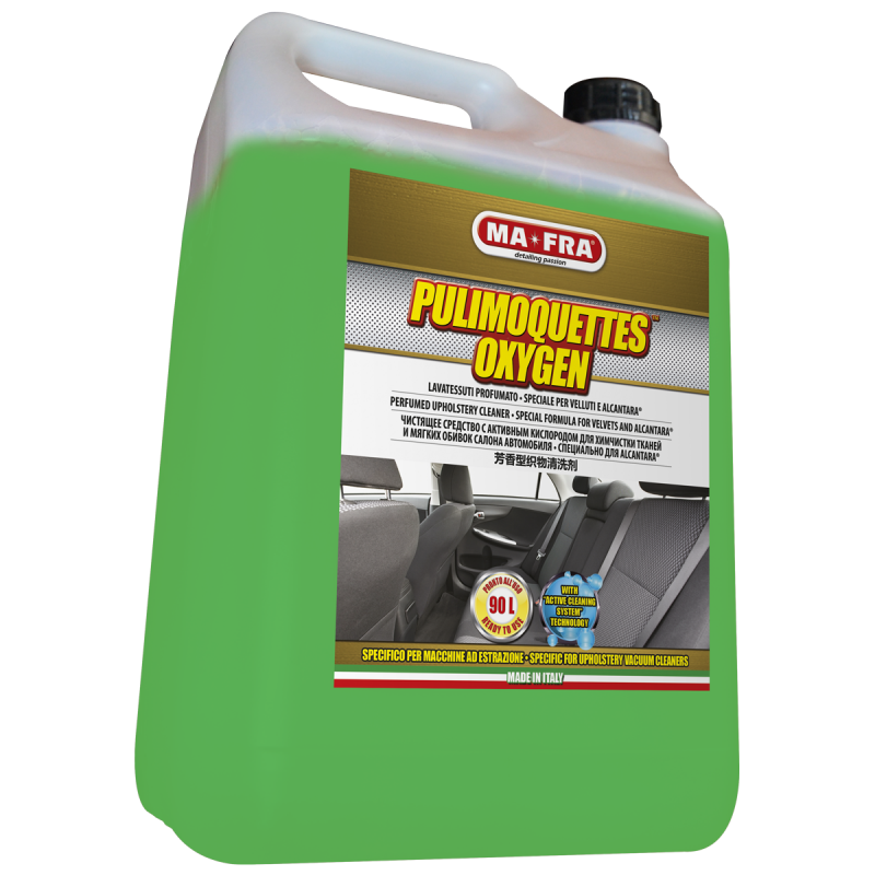 Ma-Fra Pulimoquettes OXYGEN detergent za vse vrste blaga 4500 ml