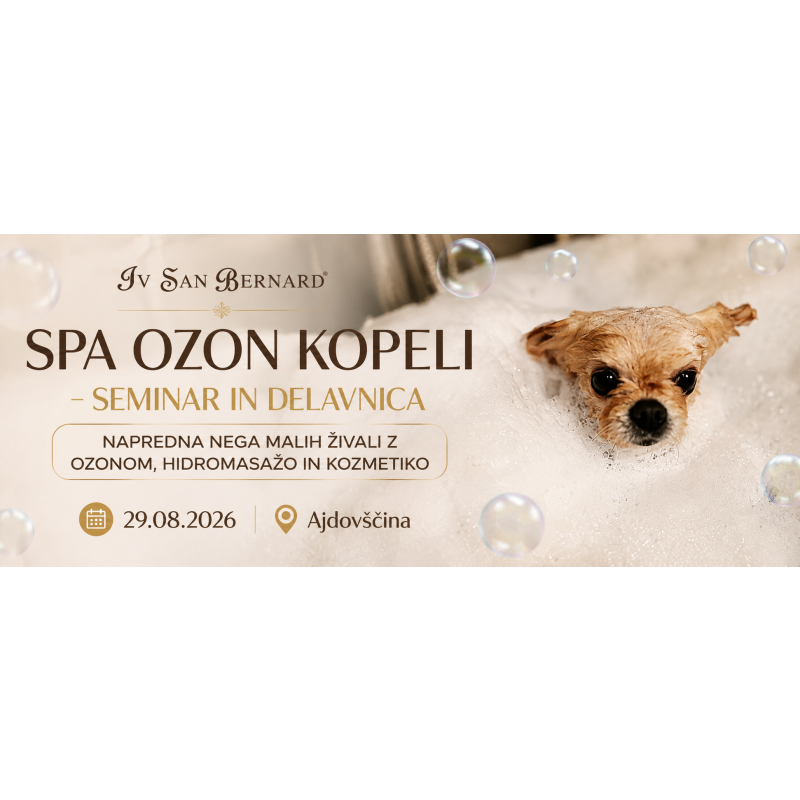 SEMINAR + DELAVNICA: SPA ozon kopeli -  ozon in hidromasaža v kombinaciji s kozmetiko