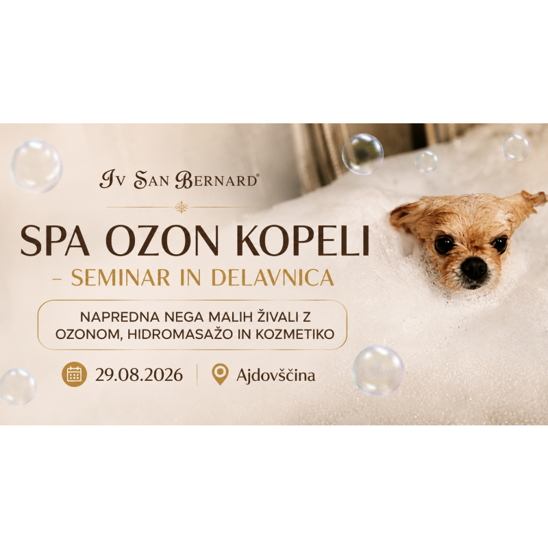 Strokovni seminar + delavnica: SPA ozon kopeli -  ozon in hidromasaža v kombinaciji s kozmetiko