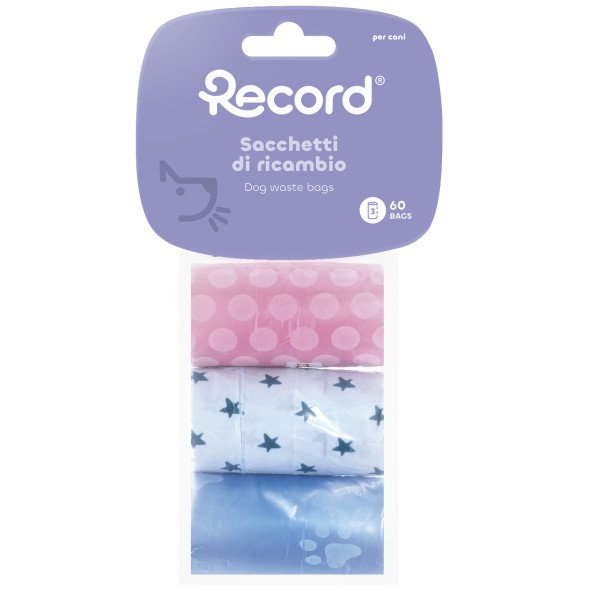 RF Vrečke Decor za pasje iztrebke, 3 role po 20 vrečk (27,5 x 30 cm) 60/1