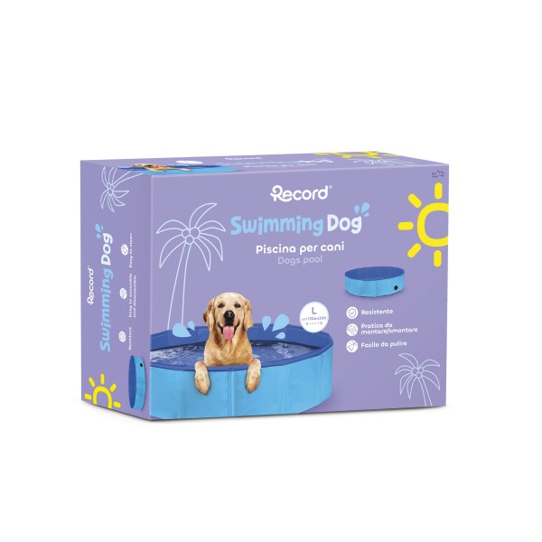 RF Bazen za pse moder 120x30 cm