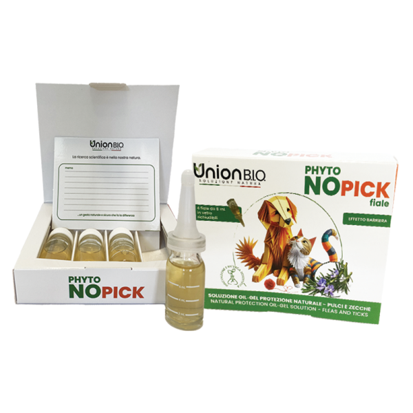 Union BIO Phyto NoPic Naravna zaščita pred bolhami in klopi 32 ml, 4 kosi ( 4x 8 ml )
