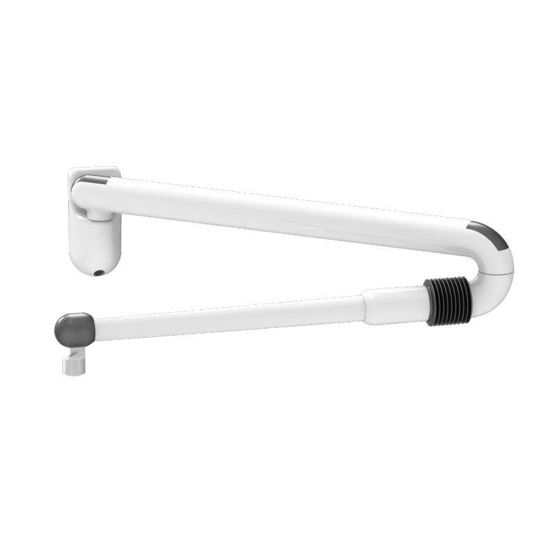 Iv San Bernard gibljivi stenski nosilec za fen, sušilnik ali blover - WHITE