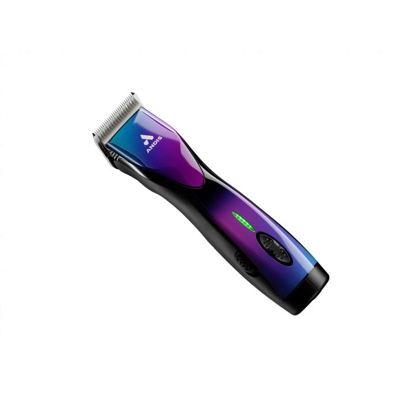 Andis Pulse ZR II Purple Galaxy brivnik Lithium Ion, 5-hitrosti, 2 bateriji, rezilo #10